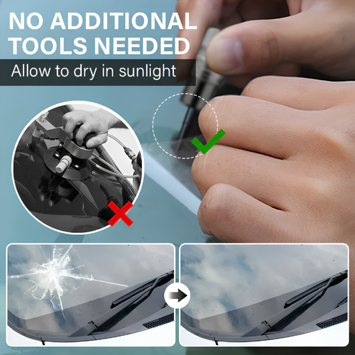 MAISANO GlassFix — Windshield Chip & Crack Repair Kit