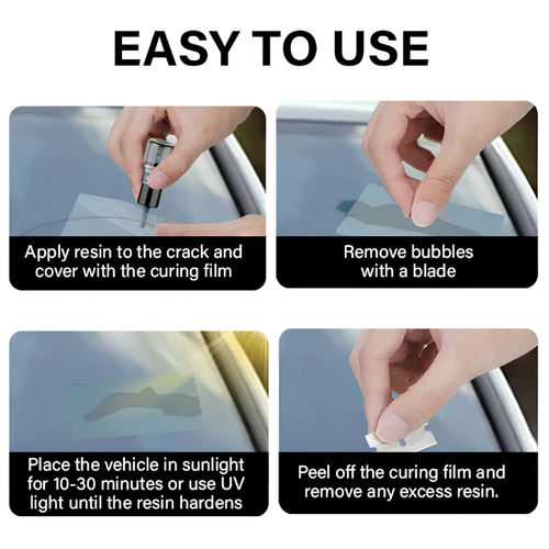 MAISANO GlassFix — Windshield Chip & Crack Repair Kit